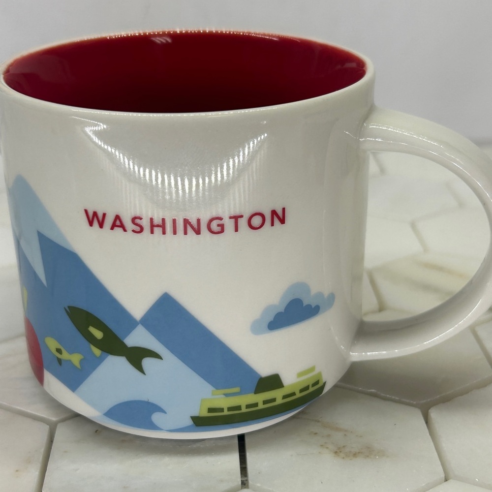 Starbucks Washington “You are here” Coffee Cup Collection 2017